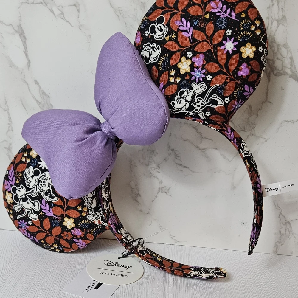 Vera Bradley Minnie Mouse Ear Headband - Picture 2 of 4